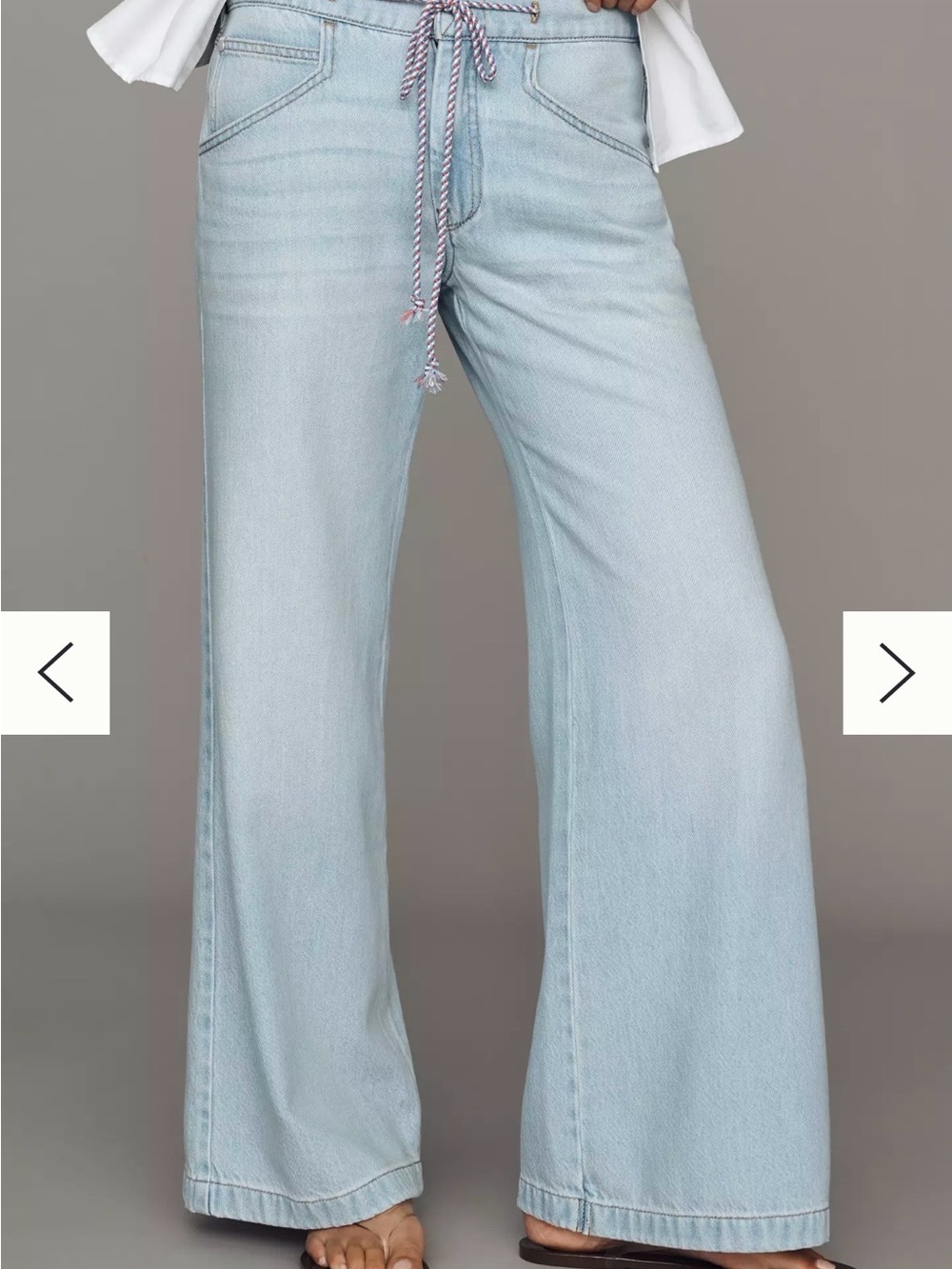 Pilcro Pull On Wide Leg Jeans - New - Picture 2 of 3